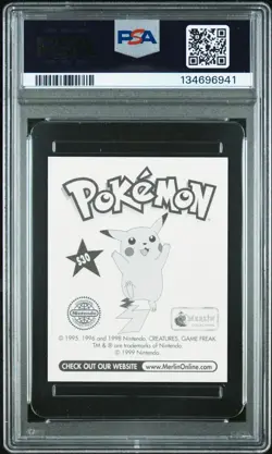 1999 MERLIN POKEMON S30 PIKACHU PRISM PSA 10 - Image 2