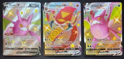 Pokemon TCG - Shiny V & VMax Lot- Crobat V, Centiskorch Vmax, Crobat Vmax - NM - - Image 1