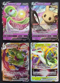 Pokemon TCG - V, Vstar, VMAX Lot - Gardevoir V SWSH105, Mimikyu V, Etc. - NM - - Image 1