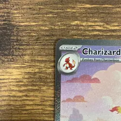 Pokemon Charizard ex 199/165 Special Illustration Rare Scarlet Violet 151 NM - Image 2