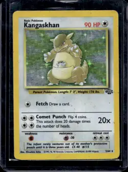 1999 Pokemon Jungle Kangaskhan #5/64 - Image 1