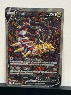 Pokemon Giratina V Alternate Full Art Ultra Rare Holo Swsh11 Lost Origin 186/196 - Image 1