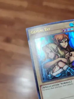 Yu-Gi-Oh! TCG X1 Gemini Elf - LART-EN039 - LP - Ultra Rare - Promo Lost Art - Image 2
