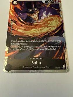 One Piece CCG Sabo SR PRB02-014 NM Foil Premium Vol. 2 - Image 2