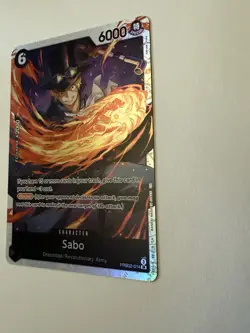 One Piece CCG Sabo SR PRB02-014 NM Foil Premium Vol. 2 - Image 3