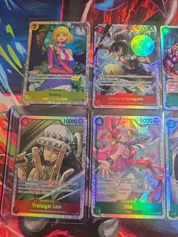One Piece TcG Card Game 10 Card SR Lot - Image 2