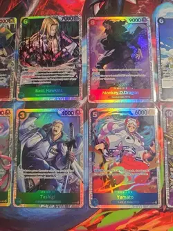 One Piece TcG Card Game 10 Card SR Lot - Image 3