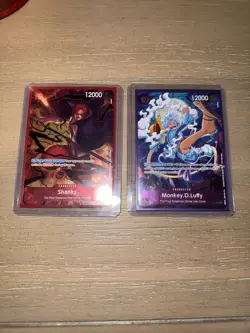 One Piece TCG Monkey.D.Luffy P-099 & Shanks P-097 EVENT PACK VOL 8. FOIL - Image 1