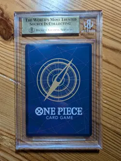 Shanks SP OP09-004 Gold Beckett BGS 9.5 Carry on His Will One Piece TCG English - Image 2