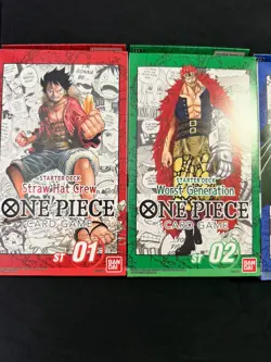 One Piece STARTER DECK BUNDLE (ST-01, 02, 03, 04) FACTORY SEALED [English] - Image 2