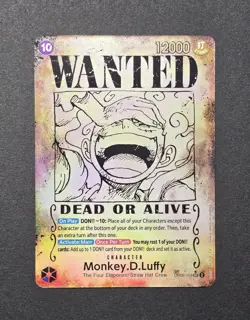 Monkey.D.Luffy (Wanted Poster) - Emperors in the New World (OP09) - Image 1