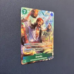 One Piece English OP14-027 Shanks R Alt Art The Azure Sea's Seven - Image 3