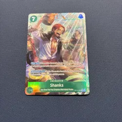 One Piece English OP14-027 Shanks R Alt Art The Azure Sea's Seven - Image 4