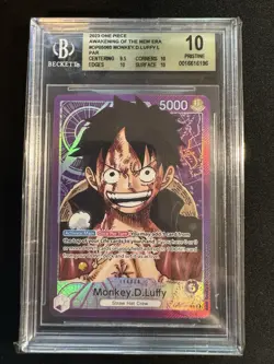 Monkey D. Luffy Alt Art Leader OP05-060 Awakening of the New Era BGS 10 - Image 1