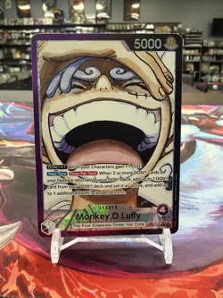 One Piece Monkey.D.Luffy OP09-061 Alternative Art Leader English - Image 1