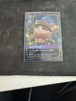 TEEMO - SWIFT SCOUT 263/298 ORIGINS RIFTBOUND (LEGEND RARE, NM) - Image 1