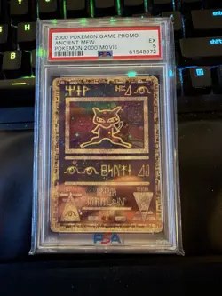 Pokemon Ancient Mew Promo Holo PSA 5 2000 Movie Miscellaneous Cards - Image 1