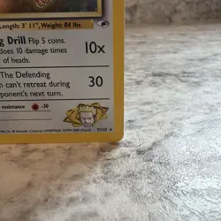 Pokemon Lt. Surge's Fearow Holo Gym Heroes 70 HP Rare Card 7/132 - Image 5