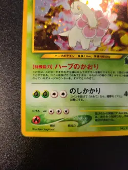Meganium No.154 Holo Intro Pack Chikorita Deck Japanese Pokemon Card MP Rare - Image 4
