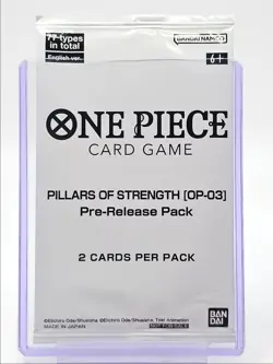 ONE PIECE PILLARS OF STRENGTH 2023 SEALED 2-CARD PRE-RELEASE B Q5600 - Image 1