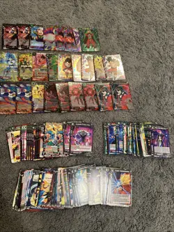 Large Lot Of Dragon Ball Super Cards Game Cards 150 - Image 1