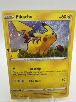Pokemon Pikachu - (General Mills) SWSH039 Holo 25th Anniversary Promo Card - Image 1