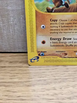 Sudowoodo 36/147 Aquapolis Non-Holo Rare Vintage Pokemon Card TCG - Image 5