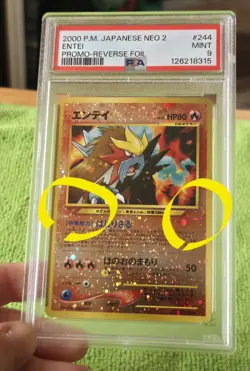 5pc. Graded PSA 8 & 9 Card Lot Pokemon Center, Vintage & Japanese - Image 4