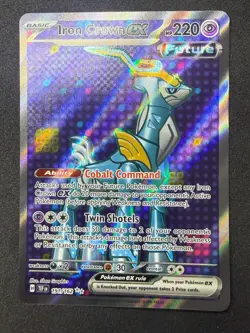 Iron Crown EX 191/162 | Scarlet Violet Temporal Forces Full Art Card | NM - Image 1