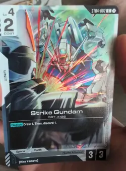 Promo Alt Art Strike Gundam Card Game Starter Deck Event Foil CCG TCG Anime - Image 4