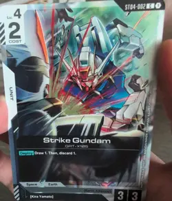 Promo Alt Art Strike Gundam Card Game Starter Deck Event Foil CCG TCG Anime - Image 5