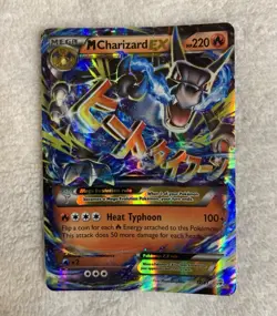 Pokemon Mega M Charizard EX 12/83 Holo Card XY Generations. Has Crease. See Pics - Image 1