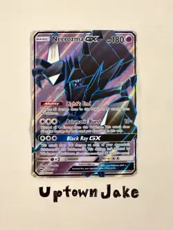 Pokemon Necrozma GX Full Art Holo Card 134/147 Burning Shadows - Image 1