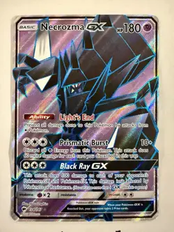 Pokemon Necrozma GX Full Art Holo Card 134/147 Burning Shadows - Image 2