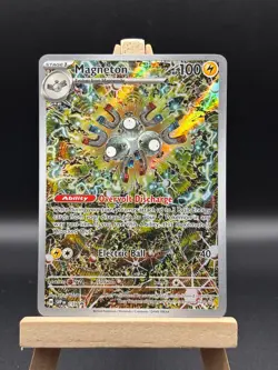 Pokemon TCG Magneton SV 159 Black Star Promo Card Surging Sparks #159 - Image 1
