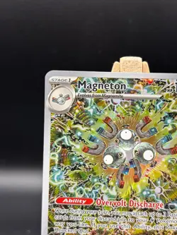 Pokemon TCG Magneton SV 159 Black Star Promo Card Surging Sparks #159 - Image 3