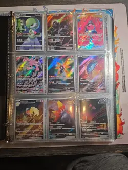 Pokemon Card Lot Binder V/VMAX IR Hits Ex 180 Cards NM Full Art - Image 1