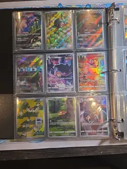Pokemon Card Lot Binder V/VMAX IR Hits Ex 180 Cards NM Full Art - Image 2