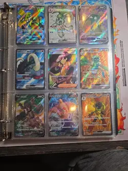 Pokemon Card Lot Binder V/VMAX IR Hits Ex 180 Cards NM Full Art - Image 5