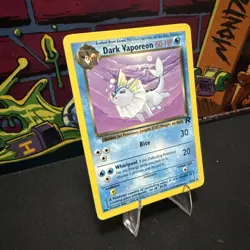 Dark Vaporeon 45/82 Team Rocket Non-Holo 2000 Wizards Pokemon Card Near Mint NM - Image 2