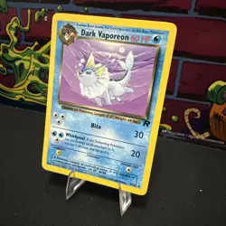 Dark Vaporeon 45/82 Team Rocket Non-Holo 2000 Wizards Pokemon Card Near Mint NM - Image 3