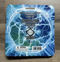Pokemon TCG Lightning Set 4 Packs Extra + 1 Bonus Card! - Image 2