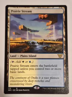 Prairie Stream - Commander: Kamigawa Neon Dynasty - Magic the Gathering MTG - Image 1