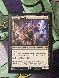 Super Shredder Teenage Mutant Ninja Turtles Magic The Gathering MTG TMNT 0083 M - Image 1
