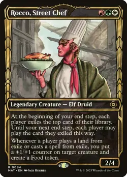 Rocco, Street Chef Showcase Foil - March Of The Machine: The Aftermath MTG-NM - Image 1