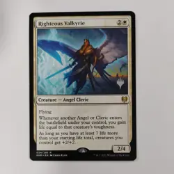 Righteous Valkyrie - Promo Pack: Kaldheim (024/285) - MtG - Image 1
