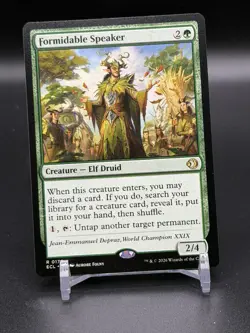 MTG Lorwyn Eclipsed ~ Formidable Speaker 176 Rare Regular - Image 1