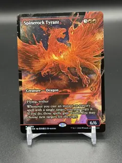 MTG Lorwyn Eclipsed ~ Spinerock Tyrant (Showcase) Mythic Foil #389 - Image 1