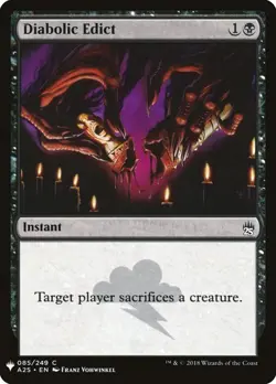 MTG - Diabolic Edict - The List - Magic the Gathering - Image 1