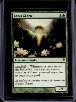 2009 Magic MTG Zendikar Lotus Cobra #168 - Image 1